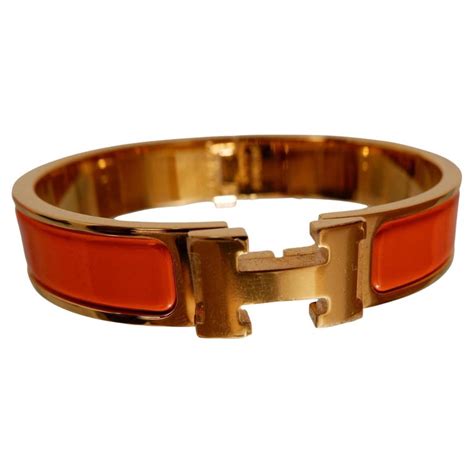 bracelet hermes femme jonc|Hermes orange bracelets.